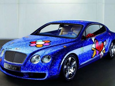 Разрисованный Bentley Continental GT Pop Art - Хобби, отдых и развлечения