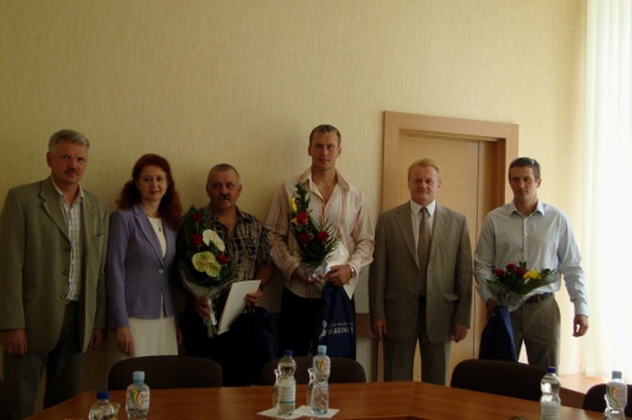 Наши чемпионы Европы - В Висагинасе