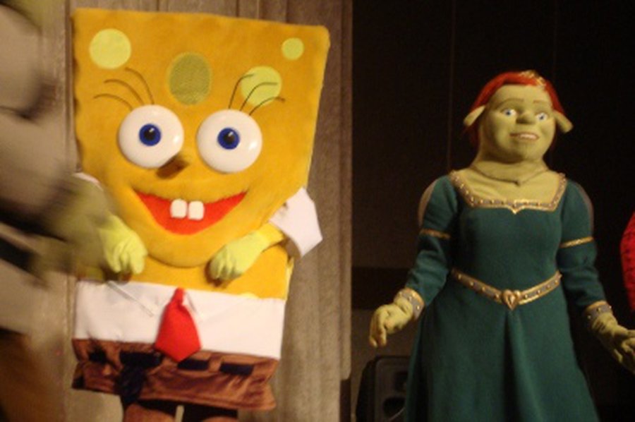 Ожившие мультяшки                                                                                                                                      - В Висагинасе