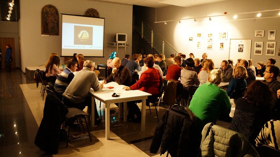 В Висагинасе впервые была организована игра «Auksinis protas» - В Висагинасе