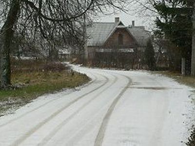 В Литве — зимняя погода, на дорогах скользко                                                                                                           - Литва и страны Балтии