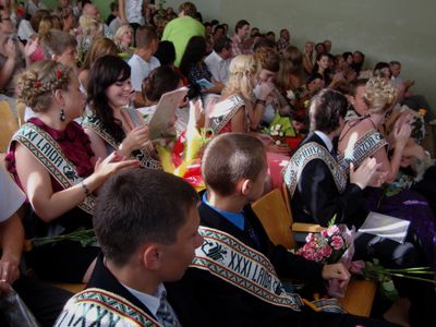 Гимназия «Verdenės» отпраздновала выпускной - В Висагинасе