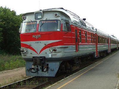 Изменяется расписание местных поездов - В Висагинасе