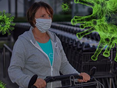 За выходные больше 20 человек в Литве получили штрафы за появление в магазинах без маски - Литва и страны Балтии