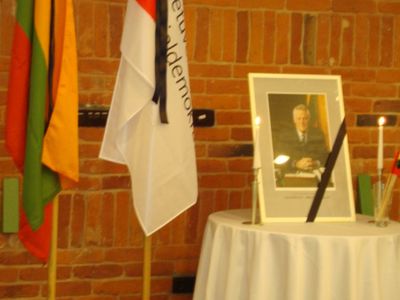 Руководство Висагинаса не сочло необходимым почтить кончину человека, без которого не было бы Висагинского самоуправления - В Висагинасе