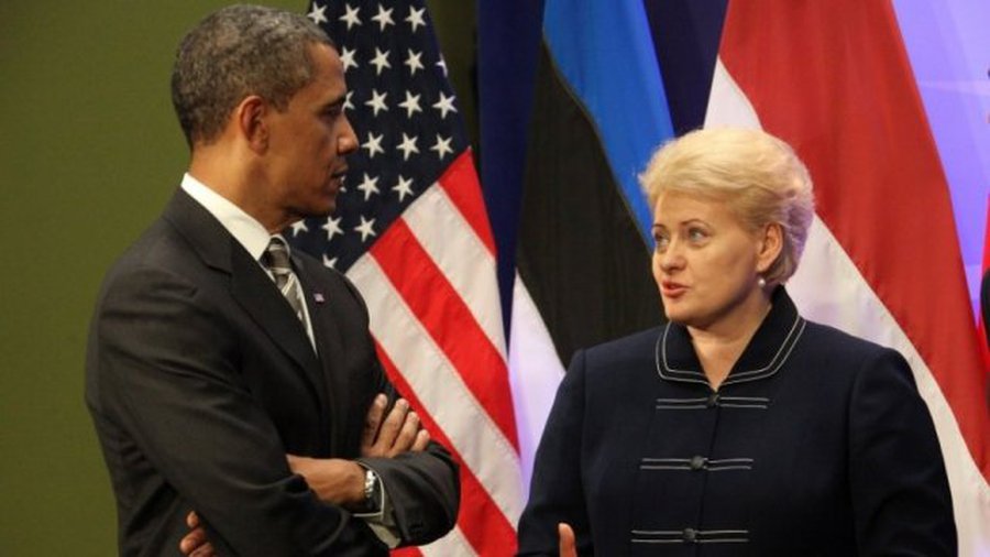 Выясняются темы, которые Грибаускайте обсудит с Бараком Обамой - Литва и страны Балтии