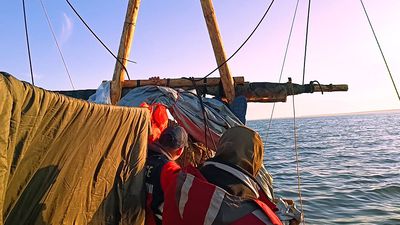 599 км за 20 дней. Путешестве от Палуше до Куршского залива на плоту "SIELIS" (видео)