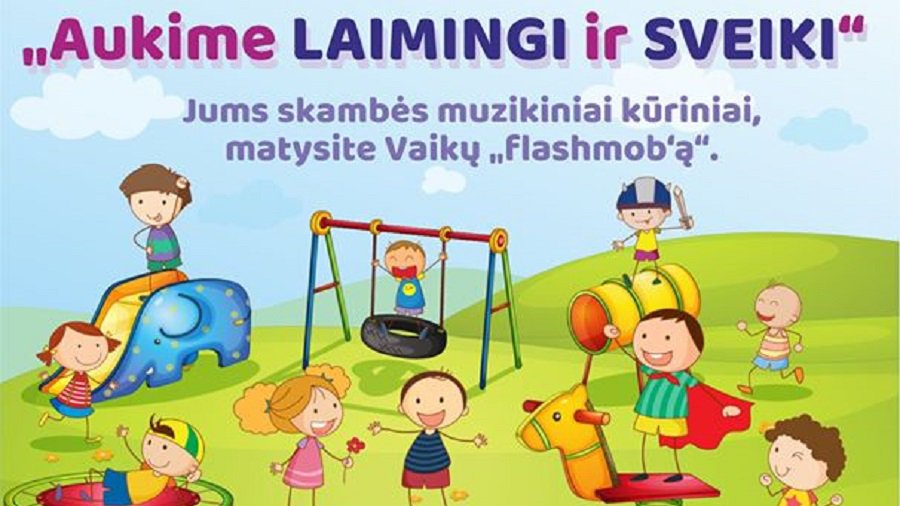 В День защиты детей – праздничная акция во всех уголках города - В Висагинасе