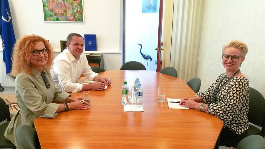 Руководители Висагинаса и Фонд А. Васильева ищут возможности для сотрудничества - В Висагинасе