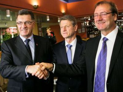 Коалиция: Буткявичюс — премьер, Успасских — член команды правительства, Паксас — евродепутат
 
 - Литва и страны Балтии