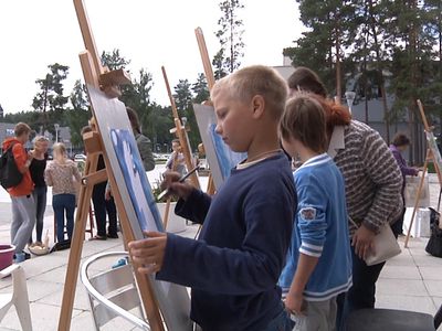 Литва глазами художников зарубежья - В Висагинасе