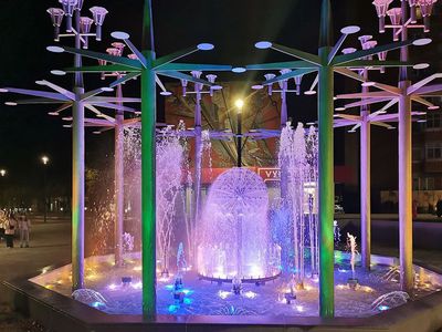 Висагинский поющий фонтан отработал свой первый сезон и законсервирован до весны - Новости регионов