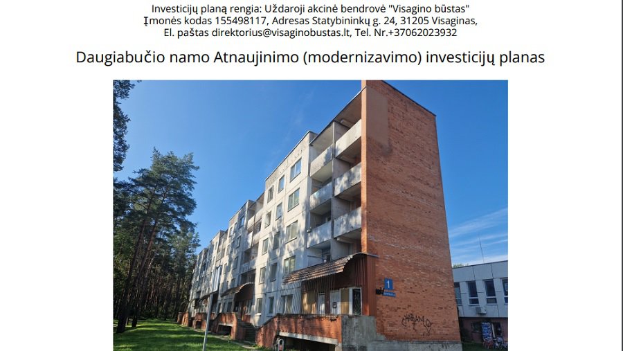 В Висагинасе будет сделана реновация общежитий - Новости регионов