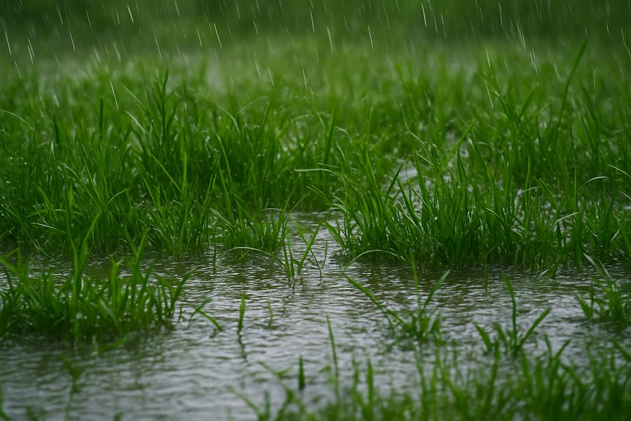 По данным Литовской гидрометеорологической службы (LHMT), за ночь выпало очень большое количество осадков - В Висагинасе