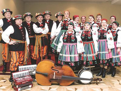 Национальный костюм польской общины Висагинаса - В Висагинасе