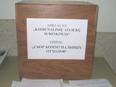 Опрос о способе сбора мусора: почти фифти-фифти - В Висагинасе