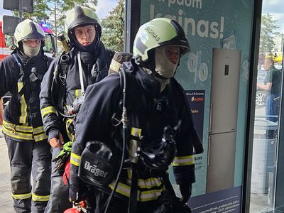 Был ли пожар в ТЦ «Домино»? - В Висагинасе