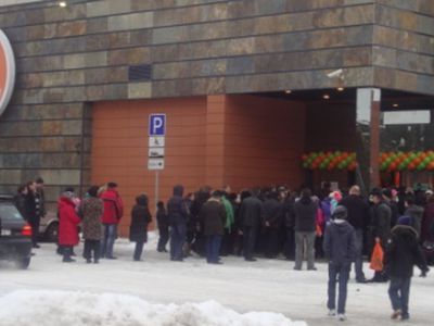 Чем меньше покупателей — тем больше супермаркетов  - В Висагинасе