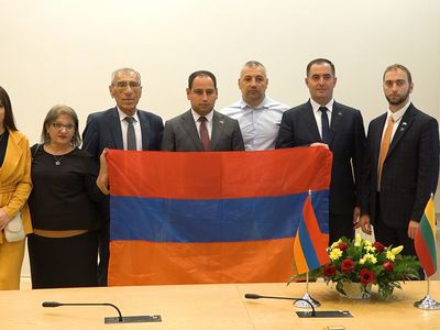 Визит делегации армянского города Армавир в Висагинас - В Висагинасе