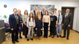 В Висагинасе наградили победителей конкурса рождественских электронных открыток