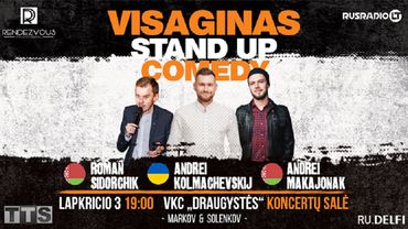 3-го ноября всех любителей посмеяться ждет Stand Up Visaginas! (Видео)