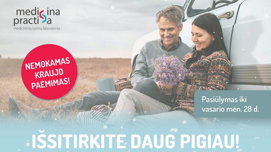 Puikus pasiūlymas MEDICINA PRACTICA laboratorijoje - Reklama