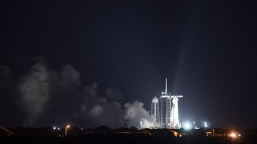 „SpaceX“ erdvėlaiviu į TKS išskrido keturi astronautai