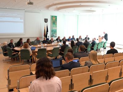 Заседание Совета прошло вживую (видео) - В Висагинасе