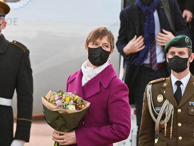 В Литву прибыла президент Эстонии Керсти Кальюлайд - Литва и страны Балтии