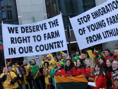 Литовские фермеры разочарованы результатами заседания Европейского совета - Литва и страны Балтии