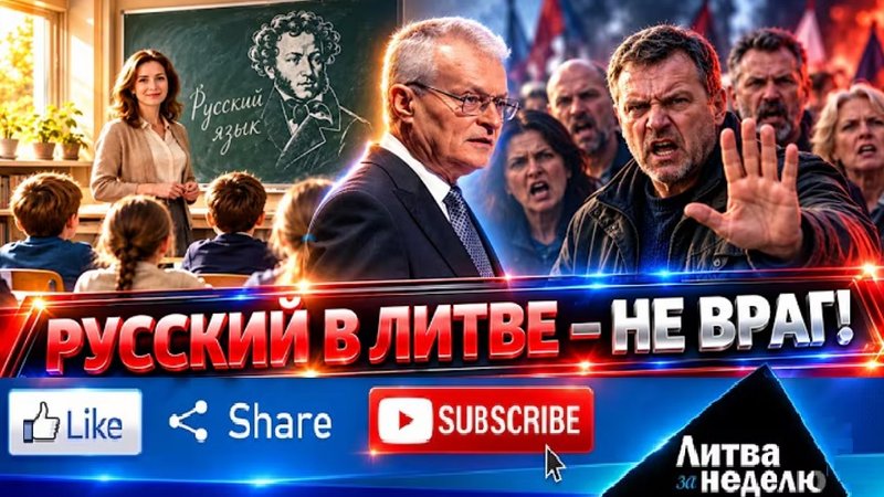 Штампы разрушены: русский язык защитили в Литве – «Литва за неделю» (видео) - Литва и страны Балтии