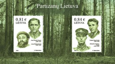 Išleidžiamas pašto ženklų blokas, skirtas 4 partizanams, pasirašiusiems Lietuvos laisvės kovos sąjūdžio deklaraciją