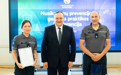 Висагинский комиссариат полиции отмечен в конкурсе лучших практик - Висагинас и висагинцы
