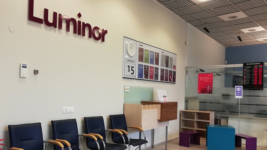 „Luminor“ klientams brangs paslaugų įkainiai - Lietuva ir Baltijos šalys