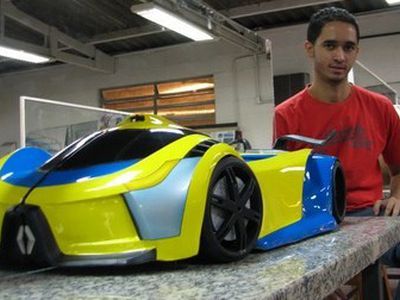 Бразильский студент разработал для Renault концепт гибридного суперкара - Хобби, отдых и развлечения