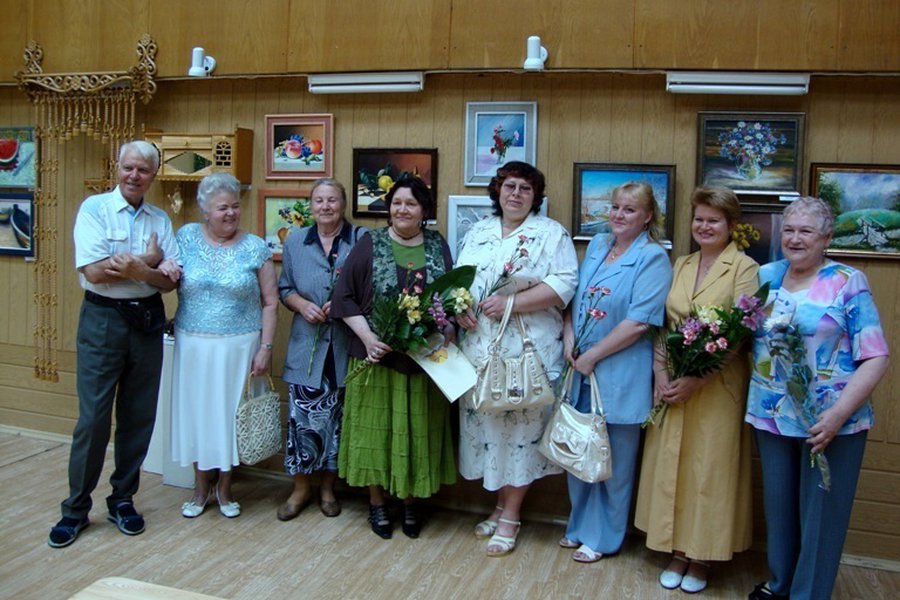 Висагинские художники посвятили свои работы городу - В Висагинасе