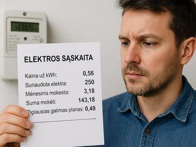С 1 июня 2025 года в счетах за электорэнергию будут предлагать наиболее экономичные доступные планы - Литва и страны Балтии
