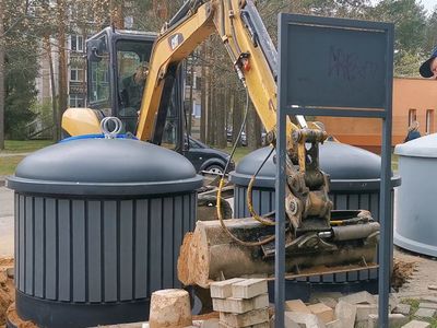 В какие суммы обошлась замена и ремонт подожженных контейнеров? (видео) - В Висагинасе