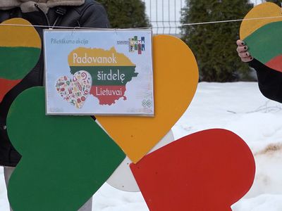 Висагинас достойно отметил День восстановления Литовского государства (видео) - В Висагинасе