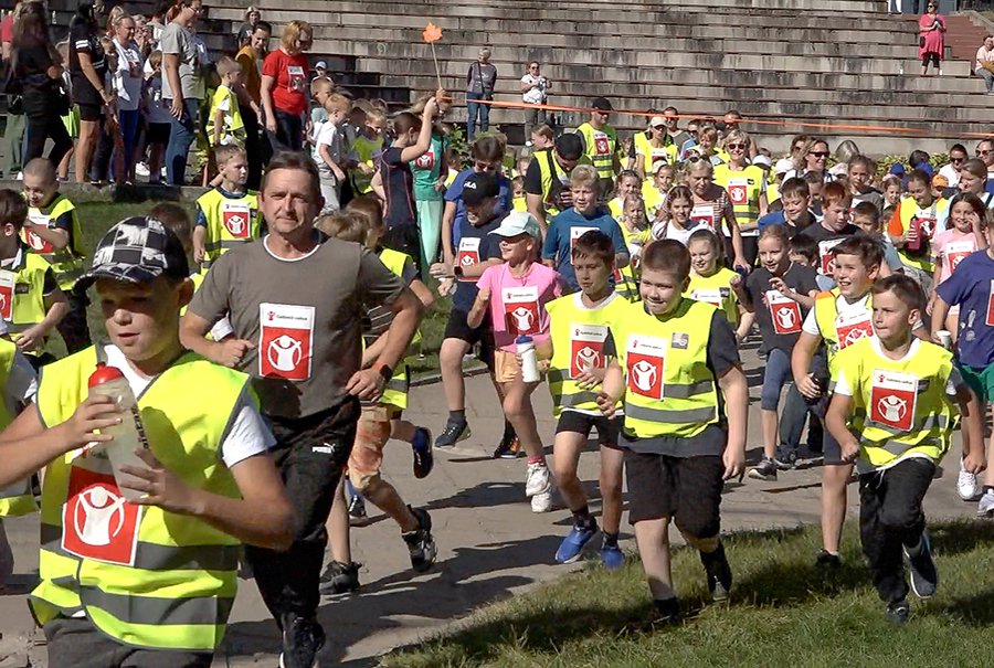 Прогимназия «Gerosios vilties»: не только спорт, но и помощь (видео) - В Висагинасе