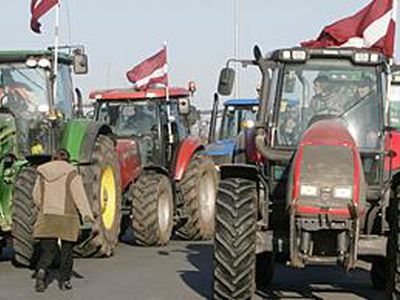 В Латвии протестующие крестьяне добились отставки министра земледелия - Литва и страны Балтии