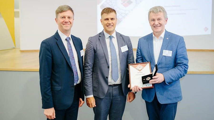 Витаутас Петкунас стал обладателем еще одной награды - В Висагинасе