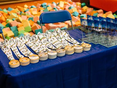 В Висагинасе прошли соревнования по спортивной акробатике - В Висагинасе