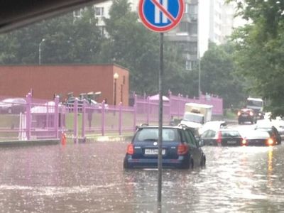 Maskvą užliejo vanduo - Pasaulyje