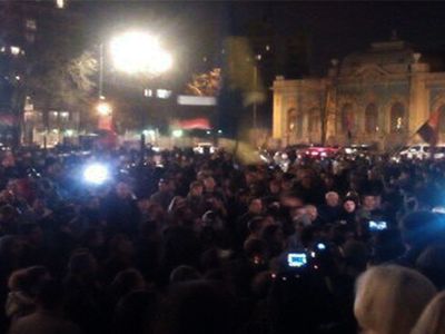 «Правый сектор» устроил митинг у Рады - В Мире