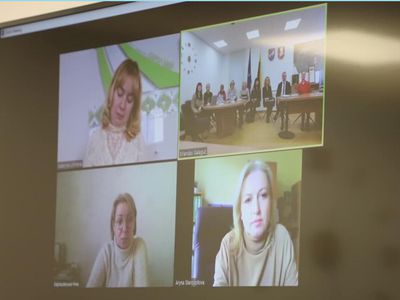 Развитие сотрудничества с украинским городом-партнером Славутичем - В Висагинасе