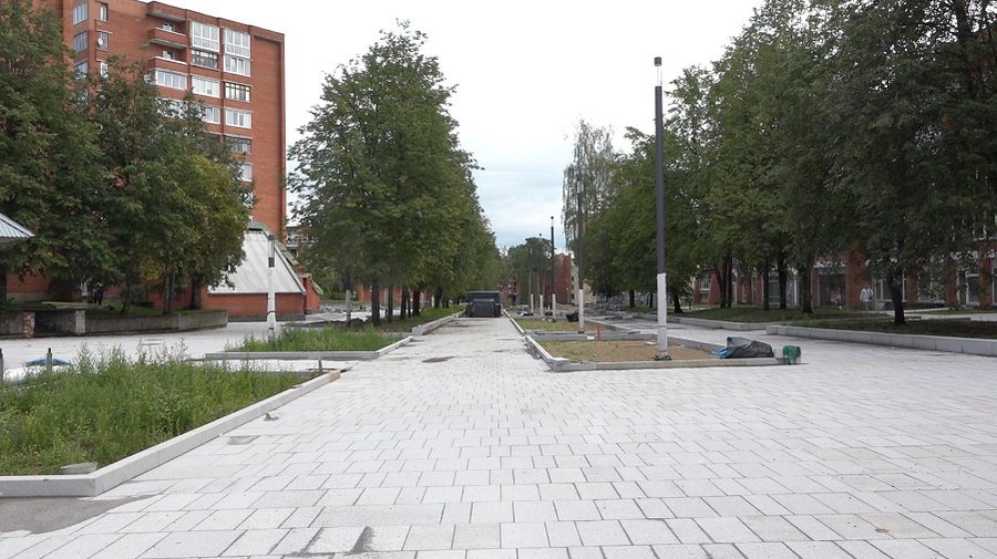 Срок сдачи работ на аллее Седулинос переносится на более поздний - В Висагинасе