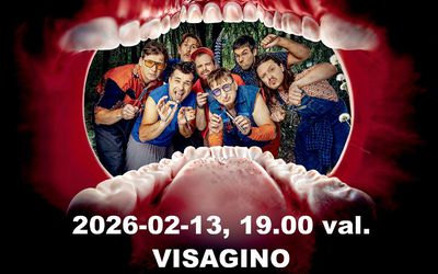 „Antikvariniai Kašpirovskio dantys“ naujuosius metus pradėjo gastrolėmis: koncertuos Visagine - Vasario 13 d. - Kultūros ir sporto renginiai