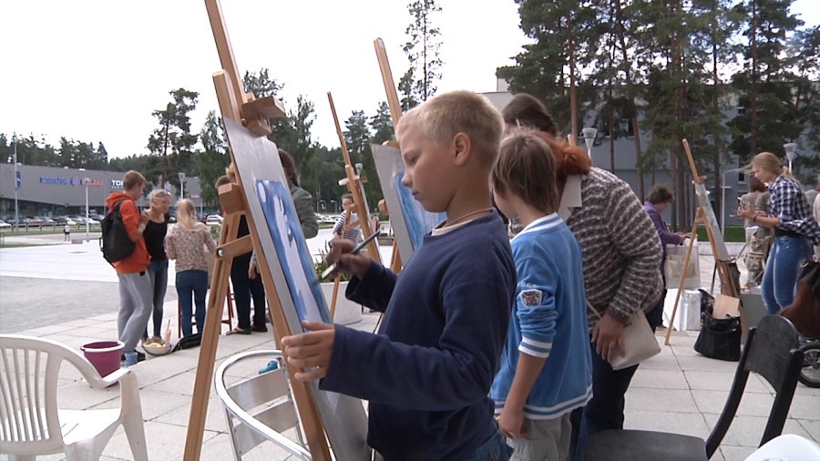 Литва глазами художников зарубежья - В Висагинасе