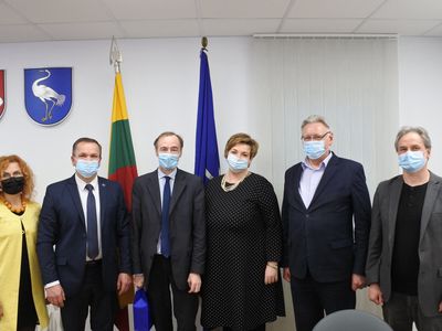 Директор Французского института в Литве Томас Буффин посетил Висагинас - В Висагинасе